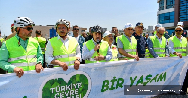 Samsun'da bisiklet turu düzenlendi