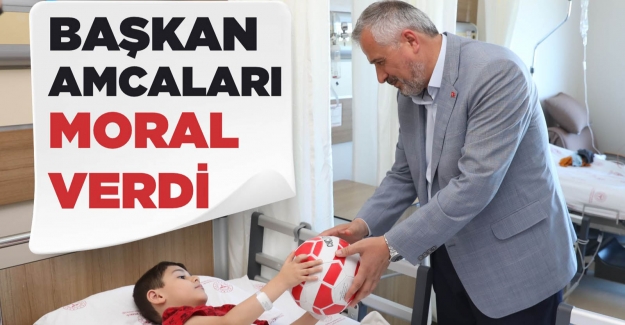 Başkan Amcaları Moral Verdi