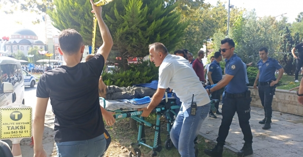 Bafra'da polise saldıran kişi öldü