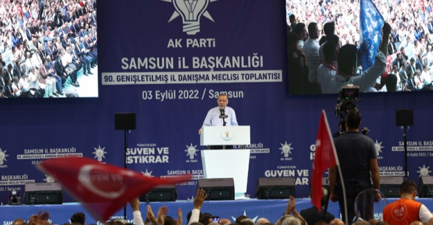 Erdoğan Samsun'da toplantısını gerçekleştirdi