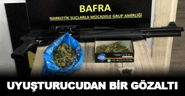 Bafra'da Uyuşturucu operasyonunda bir kişi yakalandı