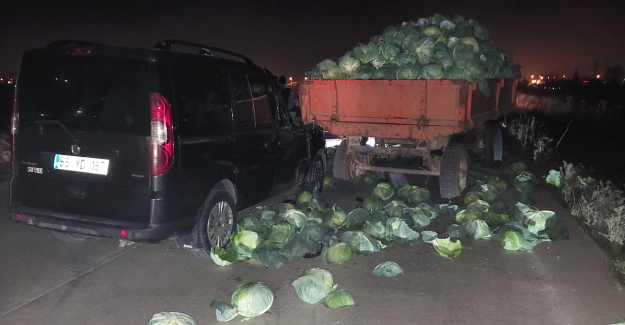 Bafra'da trafik kazası 2 yaralı