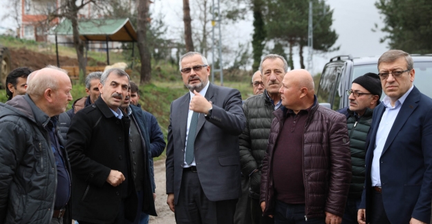 Başkan Kılıç çalışmaları yerinde inceledi