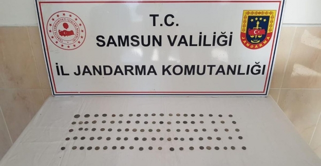 Samsun'da tarihi sikke ele geçirildi