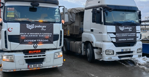 Pakun’dan deprem bölgesine ekmek tedariki