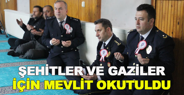 Bafra'da şehitler için mevlit okutuldu