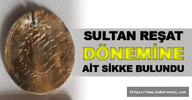 Samsun'da Sultan Reşat dönemine ait sikke bulundu