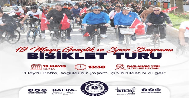 19 Mayıs Bisiklet turu çoşkulu geçecek