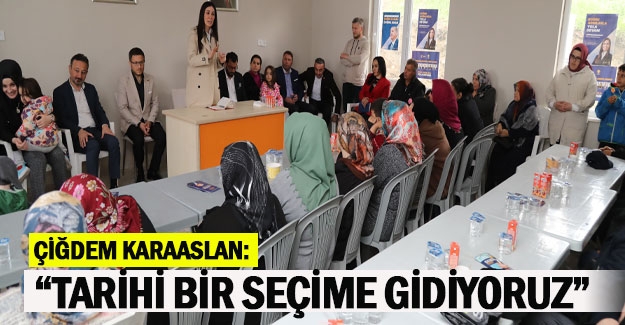 Karaaslan, Tarihi bir seçime gidiyoruz