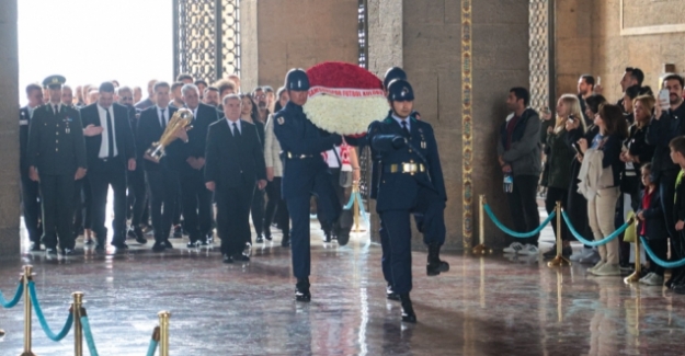 Şampiyon Samsunspor Anıtkabir'de