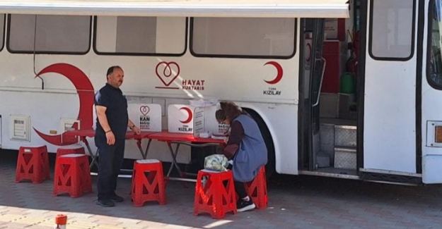 Bafra'da Türk Kızılay iki günde 59 ünite kan bağışı topladı
