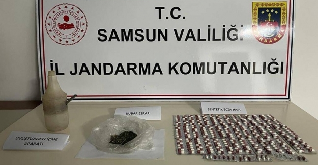 Samsun'da uyuşturucu operasyonu 2 gözaltı