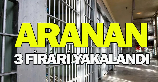 Bafra'da aranan 3 firari yakalandı