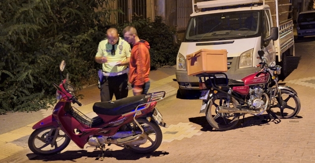Bafra'da iki motosiklet kaza yaptı, 1 çocuk yaralandı