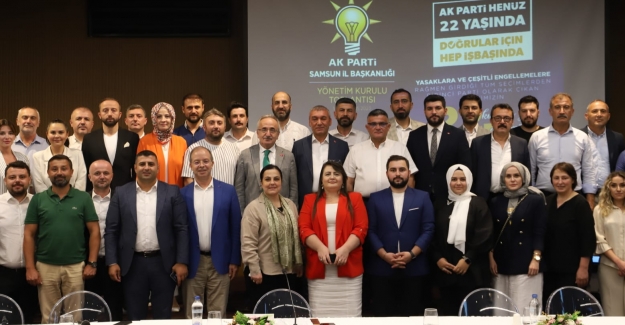 Samsun'da AK Parti'yi yönetecekler belli oldu