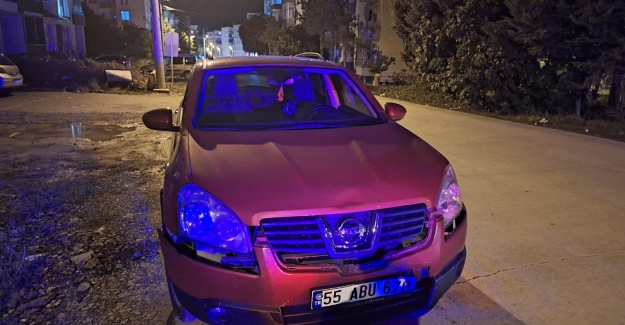 Bafra'da otomobille elektrikli bisiklet çarpıştı, 1 yaralı