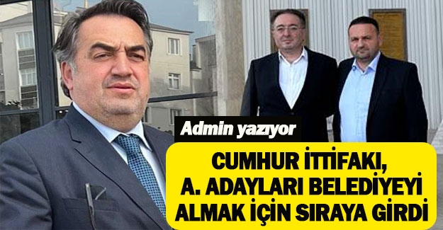 İttifak A.Adayları Sahaya İndi