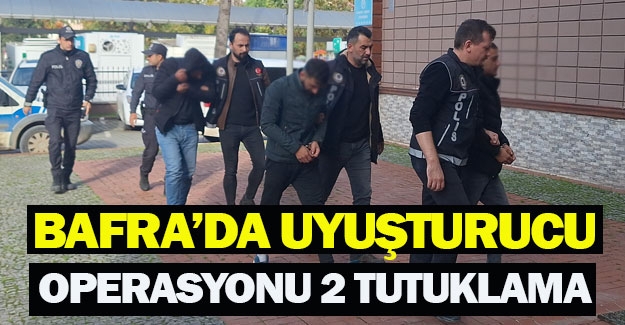 Samsun'da uyuşturucu ticaretinde 2 tutuklama