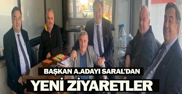 Başkan Aday Adayı Ufuk Saral ziyaretleri sürüyor