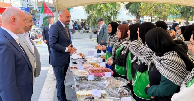 Başkan Togar, Filistin’e destek kermesine katıldı