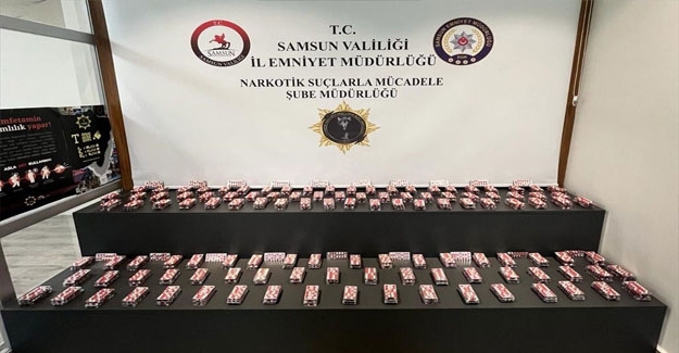 Samsun'da 13 bin 440 uyuşturucu hap ele geçirildi