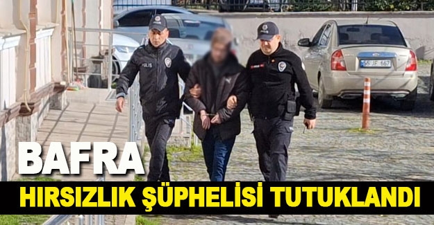 Samsun'da hırsızlık şüphelisi tutuklandı