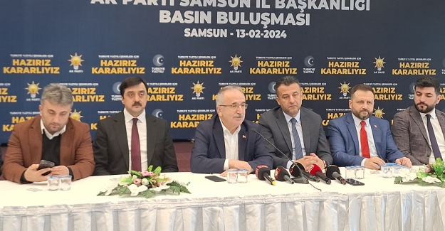 Ak Parti Samsun'da basınla buluştu