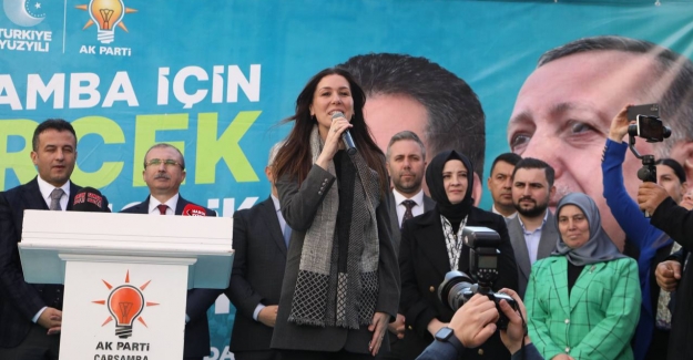 Çarşamba'da Ak Parti çoşkusu