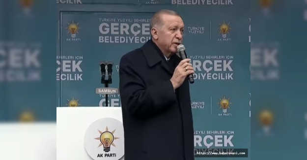 Cumhurbaşkanı Erdoğan Samsun'da konuştu