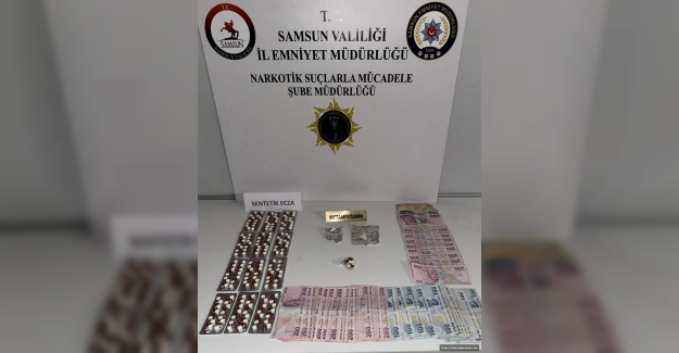 Samsun'da uyuşturucu operasyon 38 kişi yakalandı