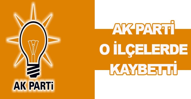 Samsun'da Ak Parti'nin kaybettiği ilçeler