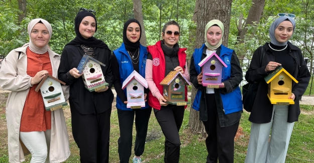 Samsun'da Kuş Evi Asma Etkinliği düzenledi