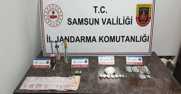 Samsun'da uyuşturucu operasyonunda 5 gözaltı