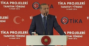 Erdoğan:"Türkiye'nin dizleri üzerine çökmesini bekliyorlar"