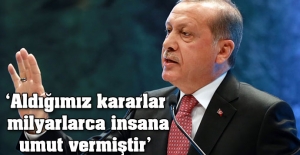 Erdoğan: “Duruşumuzu ortaya koyduk"