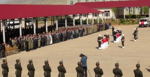 Nusaybin şehitleri için askeri tören