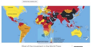 Türkiye, dünyada basın özgürlüğü konusunda 180 ülke içinde 151. sırada