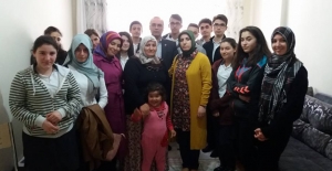 Bafra Atatürk Anadolu lisesinden Şehit Annelerine ziyaret
