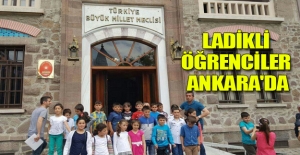 Ladikli öğrenciler Ankara'da