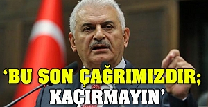 Başbakan Yıldırım'dan Kılıçdaroğlu mesajı