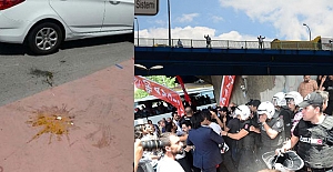 Kurşunu protesto eden CHP'lilere yumurta fırlatıldı