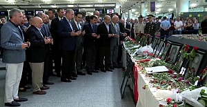 Erdoğan, Atatürk Havalimanı'nda