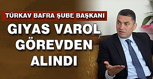 Türkav Bafra Şube Başkanı Gıyas Varol Görevden Alındı