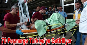 70 peşmerge Türkiye'ye getiriliyor