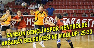 Samsun Gençlikspor hentbolde Aksaray Belediyesi'ne mağlup: 25-33
