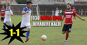 Bafra Spor Berabere Kaldı..