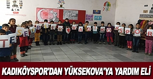 Kadıköyspor'dan Yüksekova'ya yardım eli
