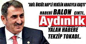 YALAN HABERE TEKZİP TOKADI..