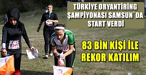 Türkiye Oryantiring Şampiyonası Samsunda start Verdi