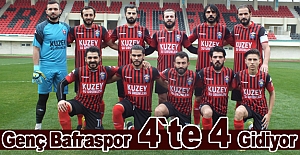 Genç Bafraspor 4`te 4 gidiyor..